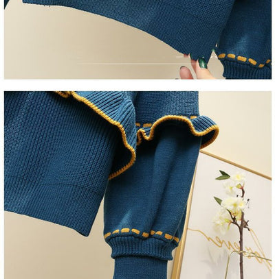 Suéter Tejido para Mujer con Mangas Farol - Image 12