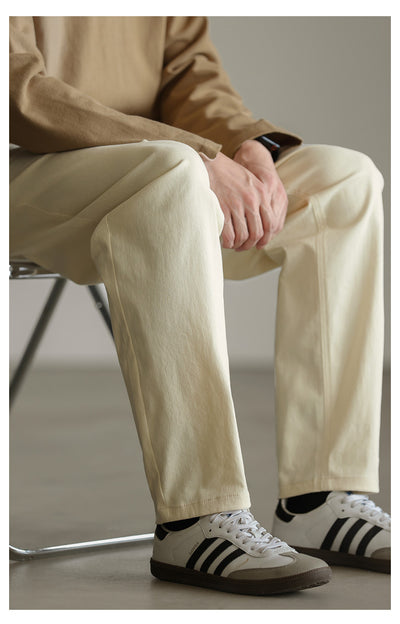 Pantalón Cropped Recto de Mezclilla Elástica - Image 13