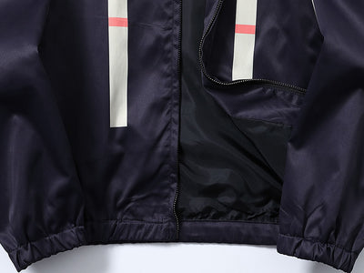 Chaqueta Trench Casual de Hombre con Estampado a Rayas - Image 14