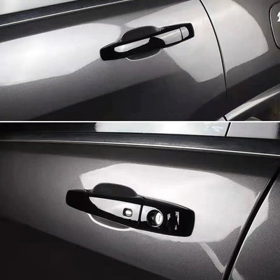 Manijas de Puerta de Auto Negro Brillante - Accesorios de Decoración - Image 3