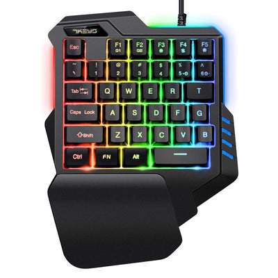 Teclado Mecánico Gaming RGB de Una Mano - Image 3