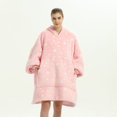 Bata de Dormir Talla Grande con Capucha