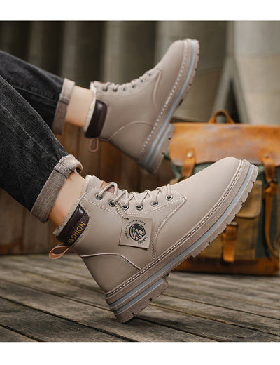 Botas Casuales Vintage para Hombre - Estilo Versátil - Image 12