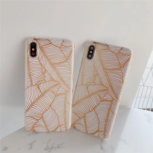 Funda para Celular Hoja de Plátano Bronceada - Image 3