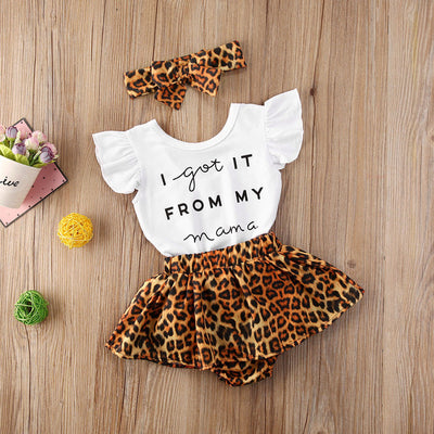 Conjunto de Verano para Recién Nacido con Manga Corta y Diadema - Image 7