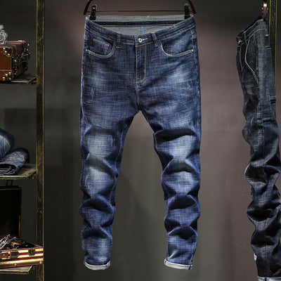 Pantalones Casuales Slim Fit Coreanos con Stretch para Hombre