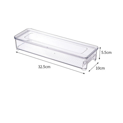 Caja Organizadora Refrigerador Transparente con Cajón - Conservación de Alimentos - Image 7