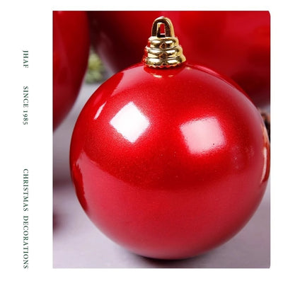Bola de Navidad Roja Electrochapada - Adorno Colgante para Árbol - Image 46