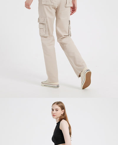 Pantalones Deportivos Talla Grande con Múltiples Bolsillos para Mujer - Image 19