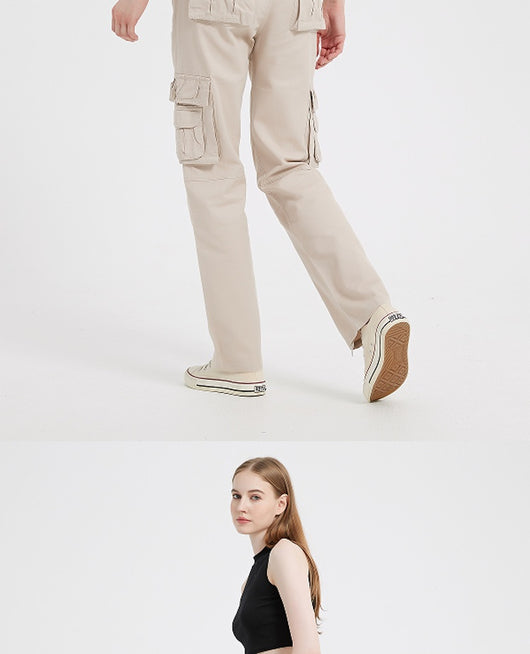 Pantalones Deportivos Talla Grande con Múltiples Bolsillos para Mujer - Image 19