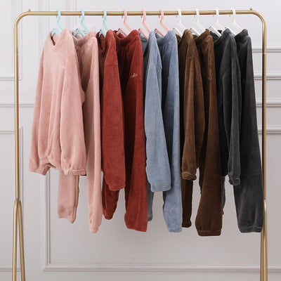Pantalones Sueltos Cómodos para Casa y Ocio - Conjunto Cálido Informal - Image 13