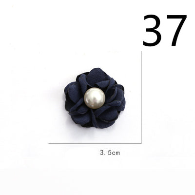 Diadema de Flores de Tela con Base Adhesiva para Hacer a Mano - Image 31