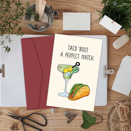 Tarjeta de Felicitación para Cumpleaños y Festividades con Sobre