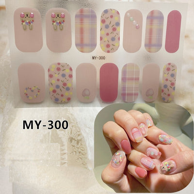 Stickers de Uñas 3D Sin Horno - Impermeables y Duraderos - Image 16