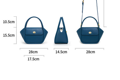 Bolso Tote de Cuero con Ala Cruzada - Image 4
