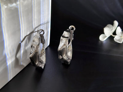 Aretes Grandes de Plata 925 Circulares Personalizados Estilo Exagerado - Image 10