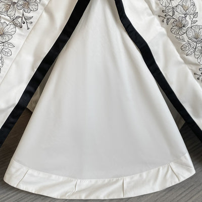 Juego de Cama 4 Piezas Algodón Pima 120 Hilos con Bordado Elegante - Image 6