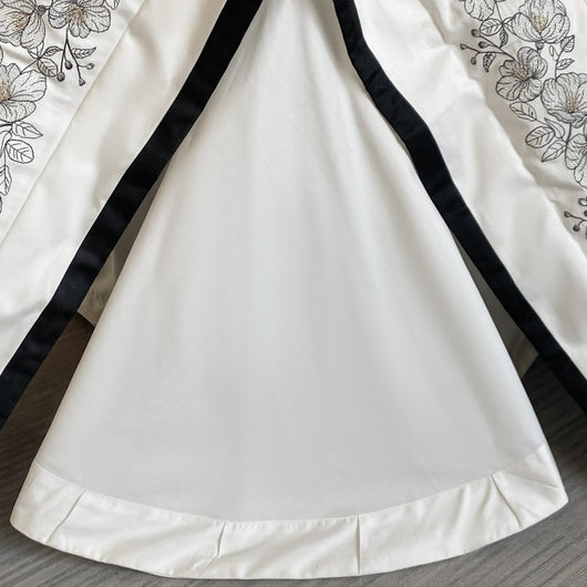 Juego de Cama 4 Piezas Algodón Pima 120 Hilos con Bordado Elegante - Image 6