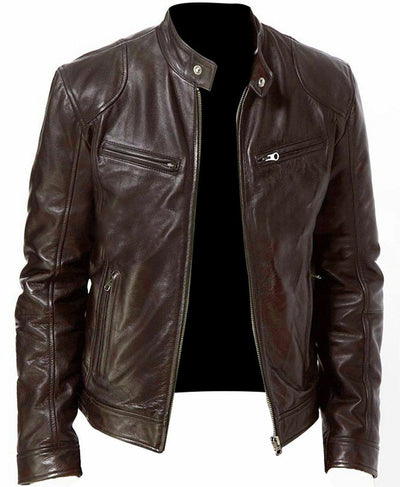 Chaqueta de Cuero PU Slim Fit - Estilo Moderno y Versátil - Image 2
