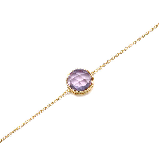 Pulsera de Amatista Natural Elegante y Versátil - Image 4
