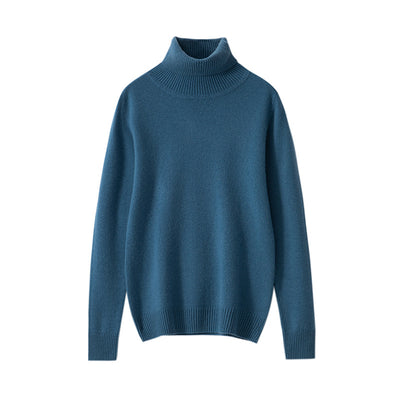 Suéter de Cachemira Pura para Mujer Cuello Alto - Image 10