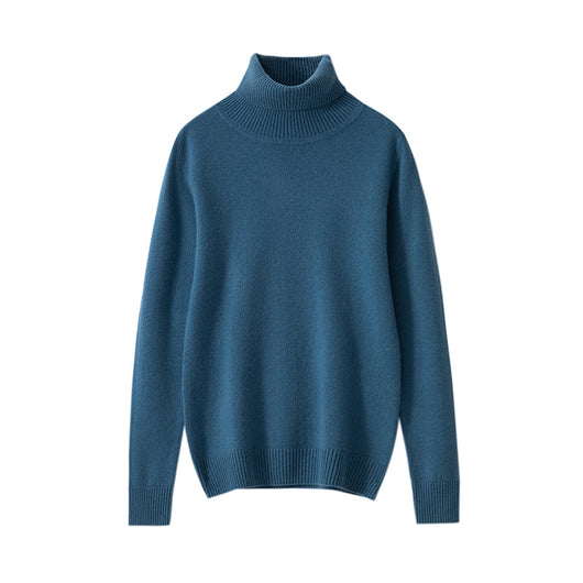 Suéter de Cachemira Pura para Mujer Cuello Alto - Image 10