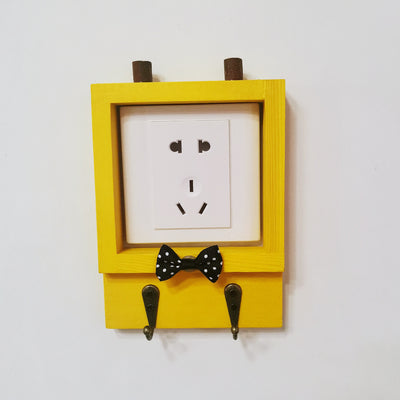 Marco Decorativo Hidropónico con Enchufe de Madera y Pegatinas - Image 23