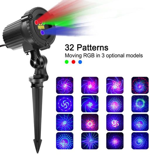 Luz Láser Navideña Impermeable para Jardín - Image 16