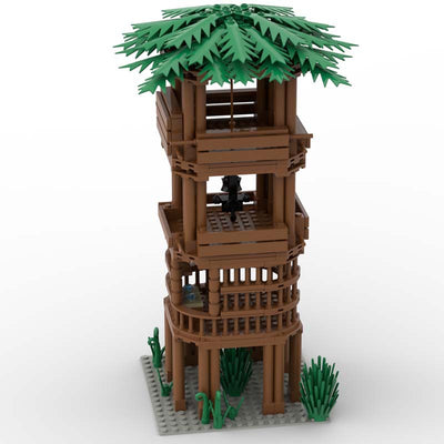 Bloques de Construcción de Partículas Pequeñas - Torre de Madera para Niños