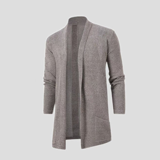 Cardigan Tejido Slim Fit Talla Grande para Hombre