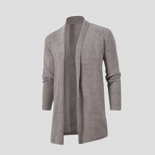 Cardigan Tejido Slim Fit Talla Grande para Hombre