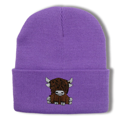 Gorro de Lana Tejido con Diseño de Yak Peludo - Abrigo Otoño e Invierno - Image 24