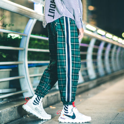 Pantalones Casuales a Cuadros
