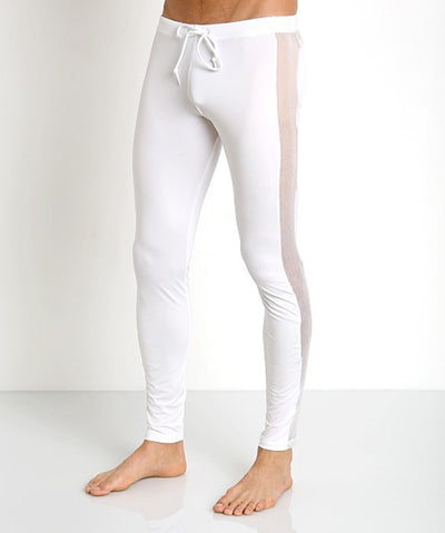 Leggings deportivos con malla lateral cintura media - Image 3