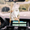 Adorno Espejo Retrovisor Gato Globos Coloridos para Auto