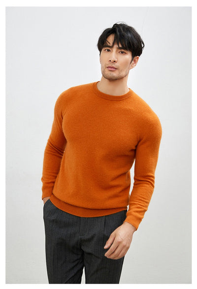 Suéter Grueso Business Casual de Manga Larga para Hombre - Otoño e Invierno - Image 27