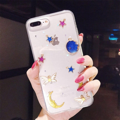 Funda iPhone Diseño Espacio Estrella - Protección Compatible