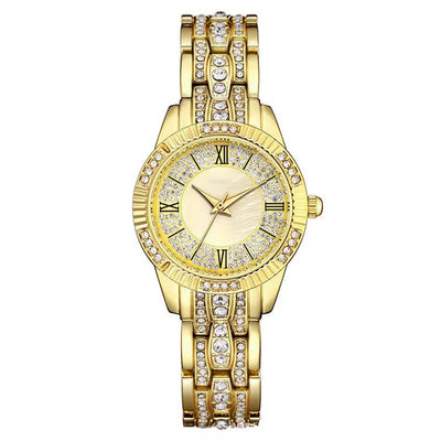 Reloj de Pulsera Elegante de Lujo con Diamantes Incrustados y Superficie de Cielo Estrellado para Mujer - Image 2