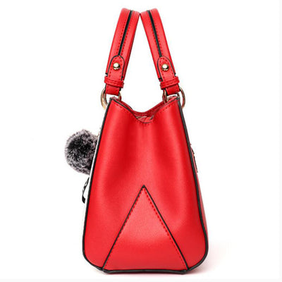 Bolso Crossbody Patchwork con Detalles de Pelotitas - Bolsa Mensajero Elegante para Mujer - Image 7