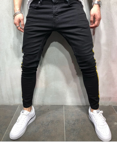 Pantalones Vaqueros de Tendencia Europea y Americana para Hombre - Image 7