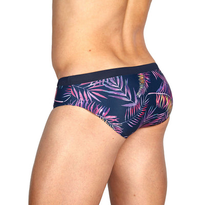 Bóxer de Baño con Estampado Tropical y Soporte Integrado - Image 3