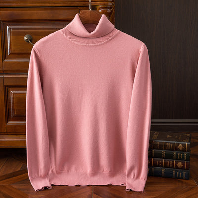 Suéter Cuello Alto para Hombre Otoño Invierno - Abrigo Interior Versátil - Image 14