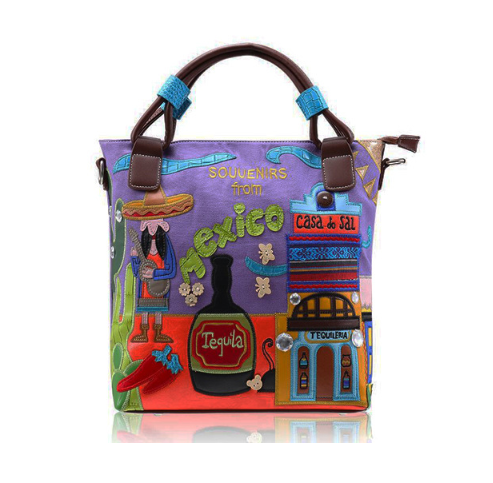 Bolsa de Lona Bordada Artesanal - Image 10