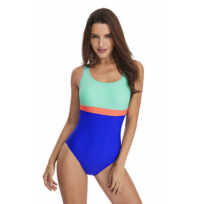Traje de Baño Deportivo Triángulo Bicolor - Image 9