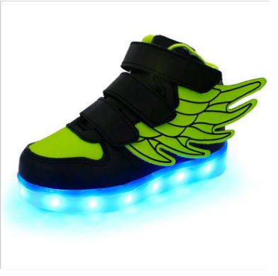 Zapatos LED Infantiles con Alas Luminosas y Carga USB - Image 4