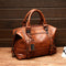 Bolso Tote de Cuero con Acabado Encerado