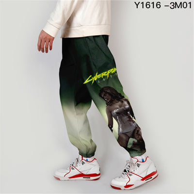 Pantalones Cargo Cyberpunk Estilo Punk - Tela Ligera Verano - Image 14