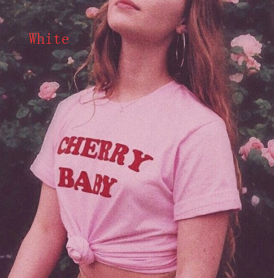 Playera Roja CHERRY BABY con Letras Digitales - Unisex Estilo Urbano - Image 5