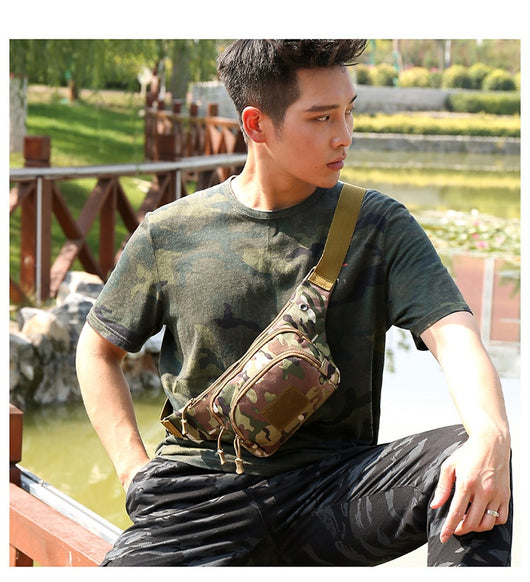 Riñonera Táctica Militar Camouflage - Mochila de Nylon para Deportes Outdoor - Image 36