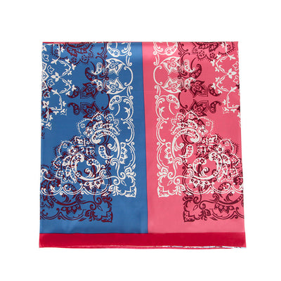 Pañuelo de Seda Twill para Mujer con Estampado Artístico - Image 17